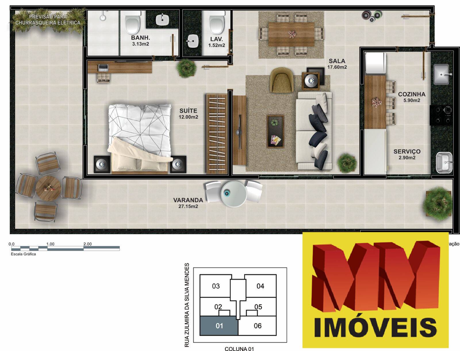 Apartamento, 1 quarto, 60 m² - Foto 15