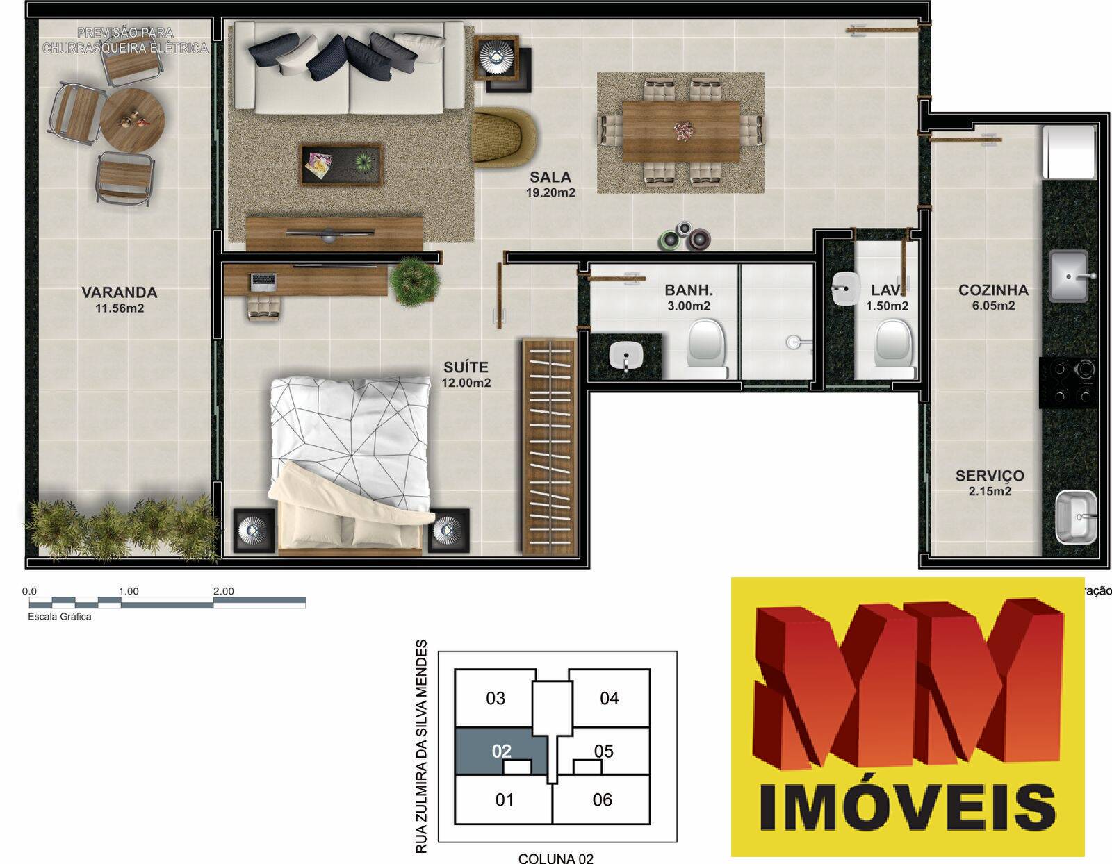 Apartamento, 1 quarto, 60 m² - Foto 16