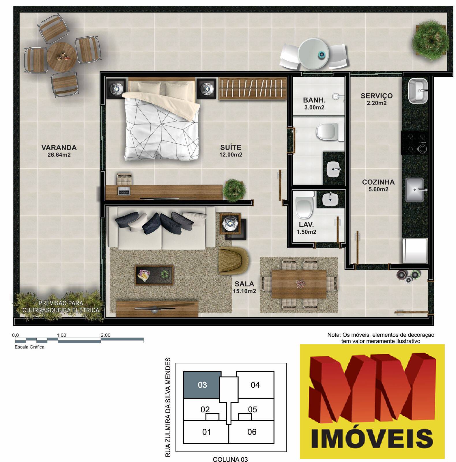 Apartamento, 1 quarto, 60 m² - Foto 17