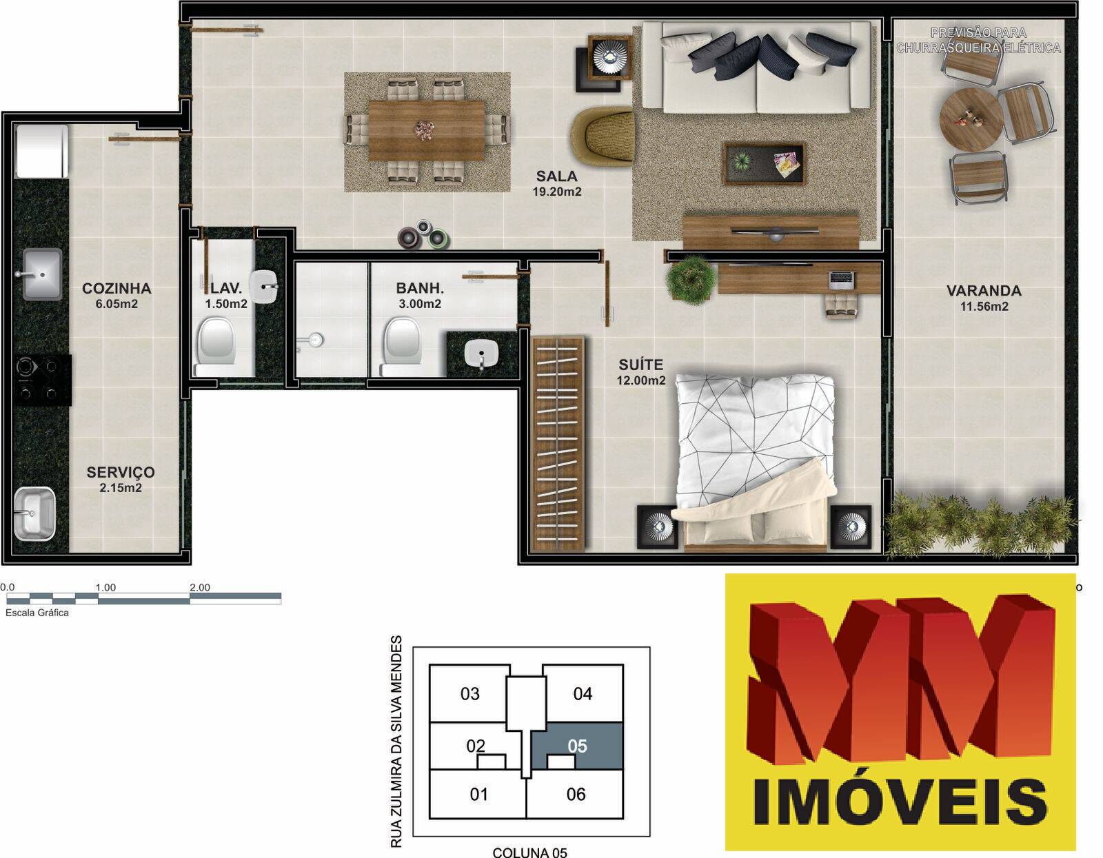 Apartamento, 1 quarto, 60 m² - Foto 19