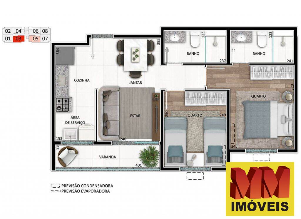 Apartamento, 2 quartos, 46 m² - Foto 22