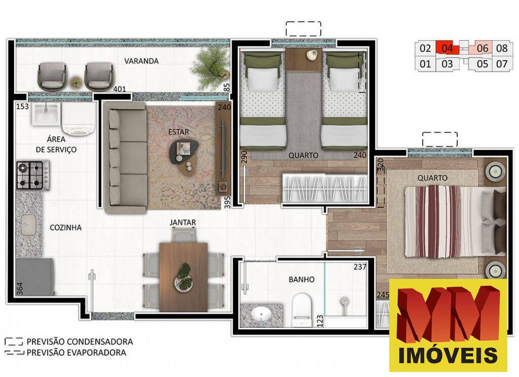 Apartamento, 2 quartos, 46 m² - Foto 23