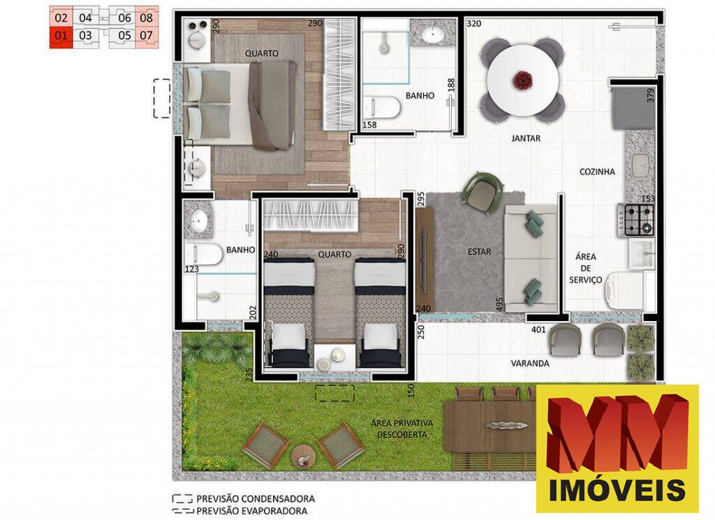 Apartamento, 2 quartos, 46 m² - Foto 24