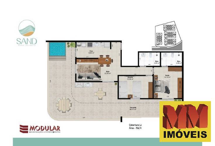 Apartamento à venda com 1 quarto, 65m² - Foto 26