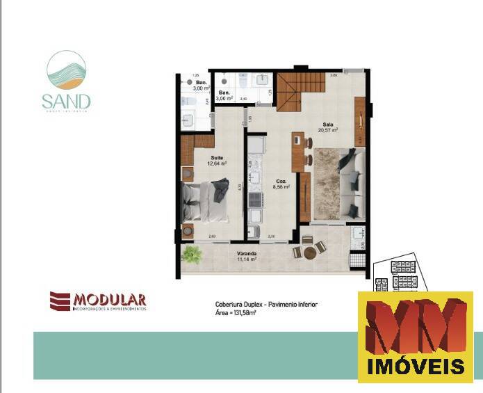 Apartamento à venda com 1 quarto, 65m² - Foto 25