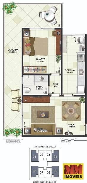 Apartamento, 1 quarto, 60 m² - Foto 14