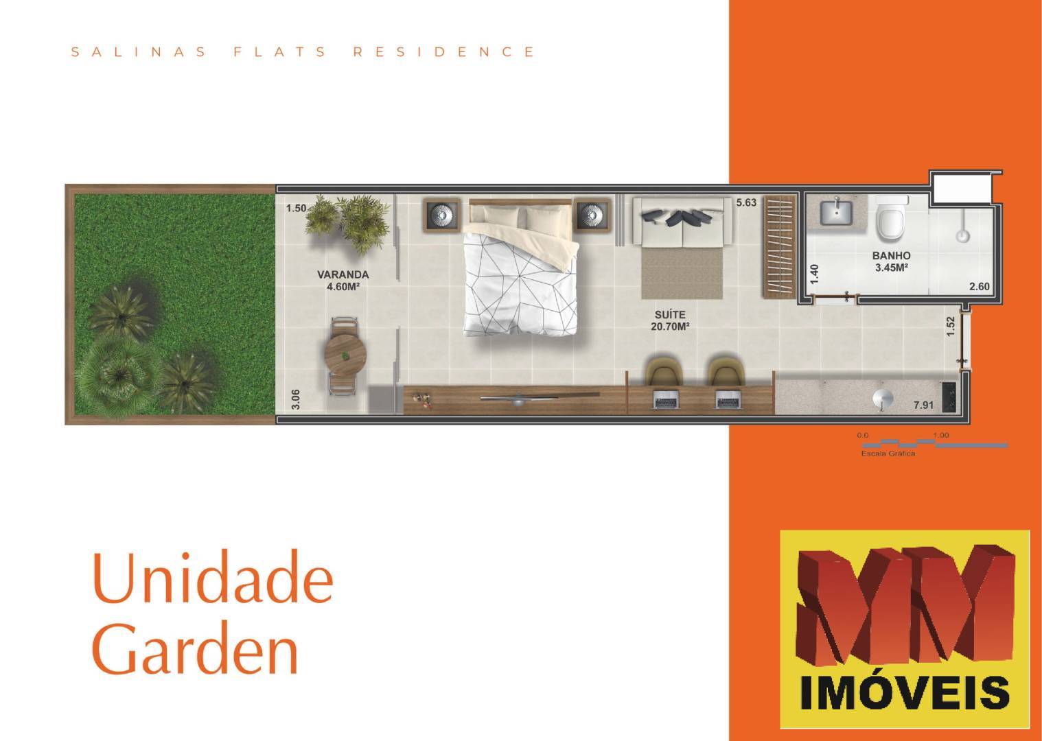 Flat/Apart Hotel, 1 quarto, 26 m² - Foto 27