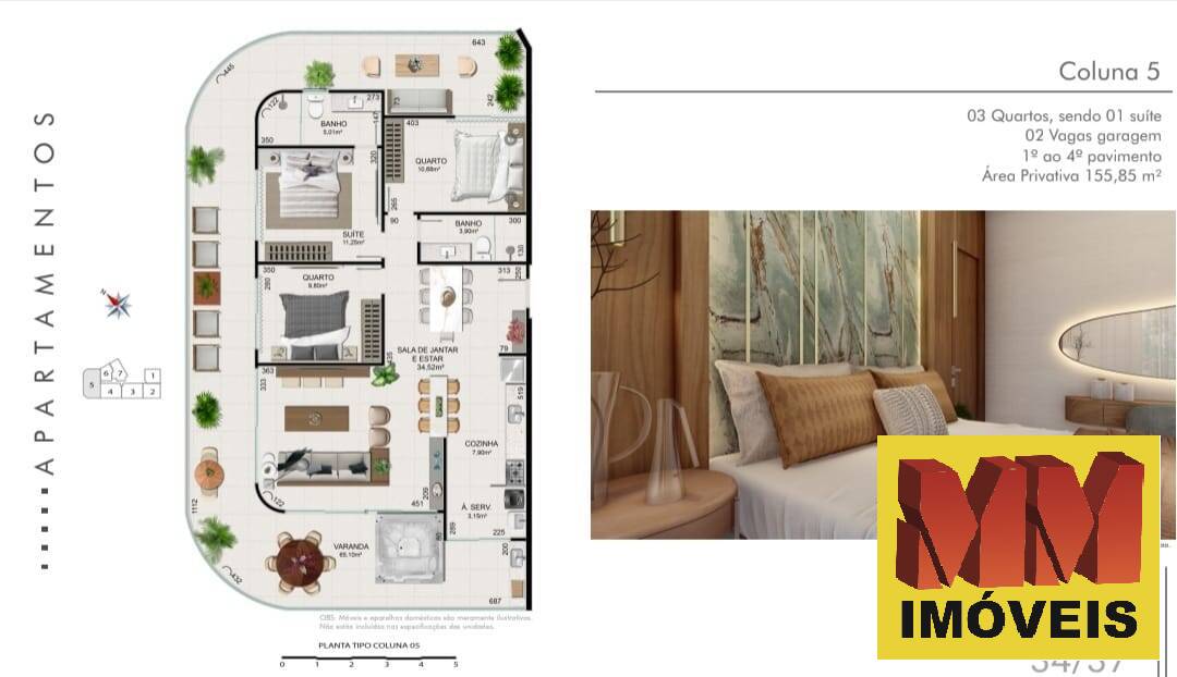 Apartamento, 1 quarto, 55 m² - Foto 22