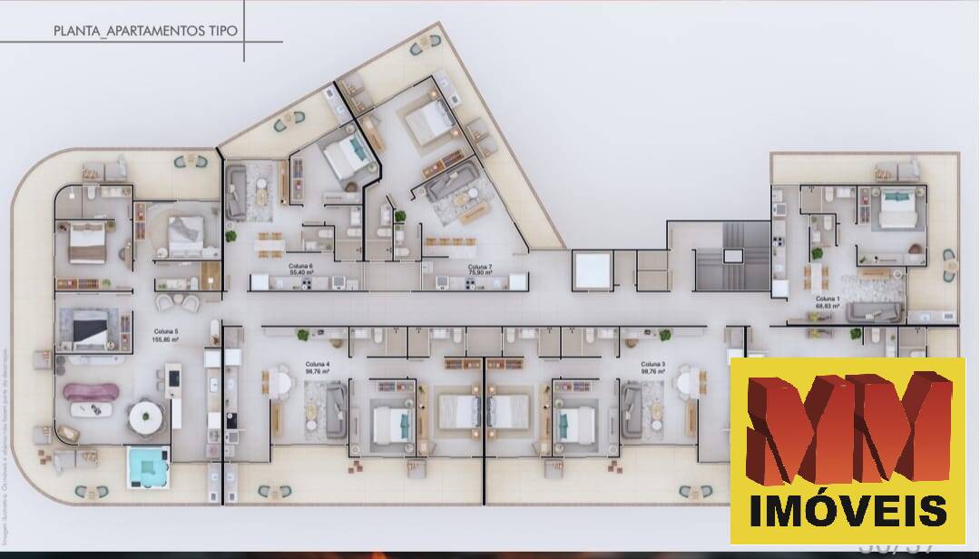 Apartamento, 1 quarto, 55 m² - Foto 18