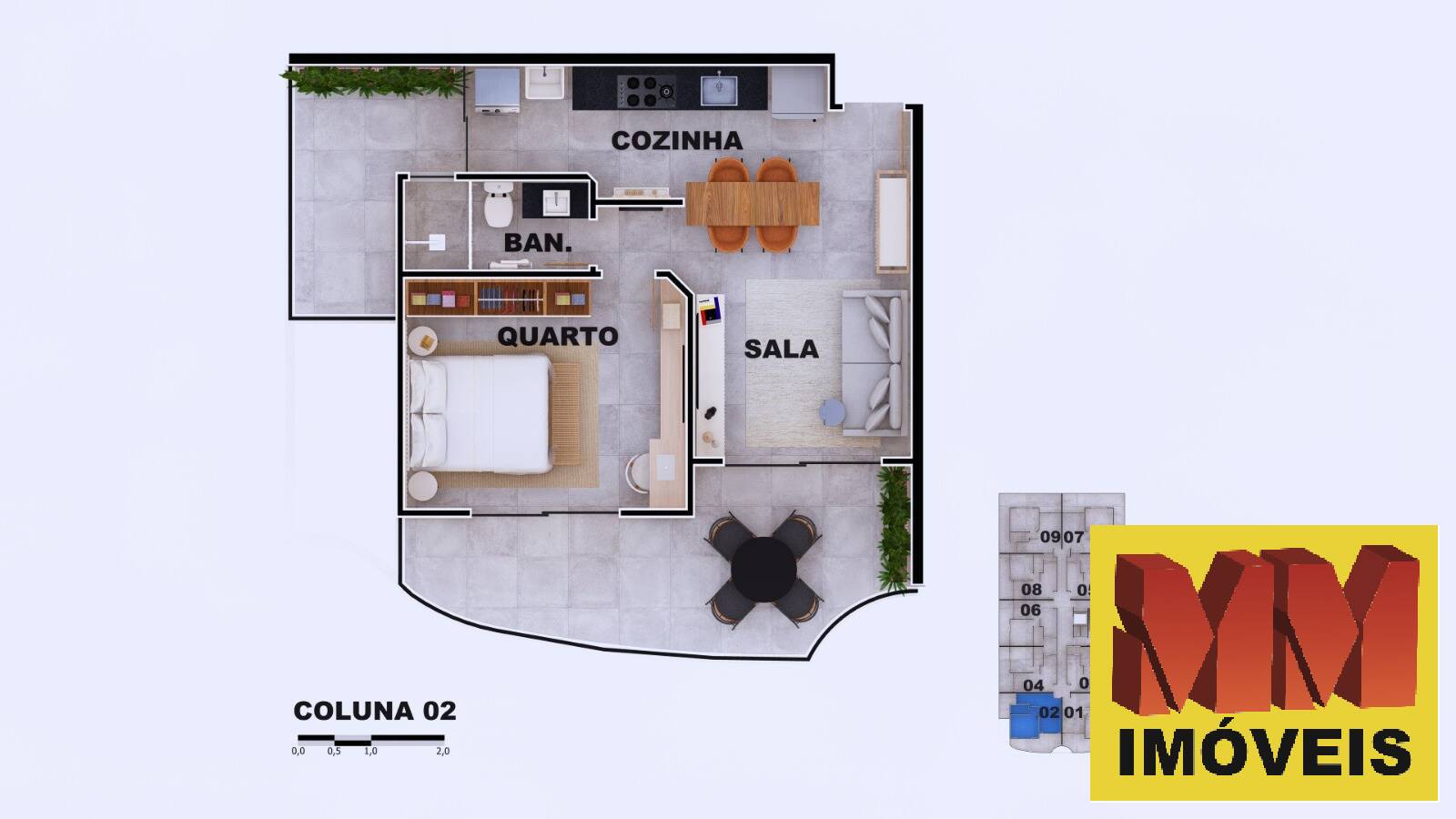 Apartamento, 1 quarto, 54 m² - Foto 13